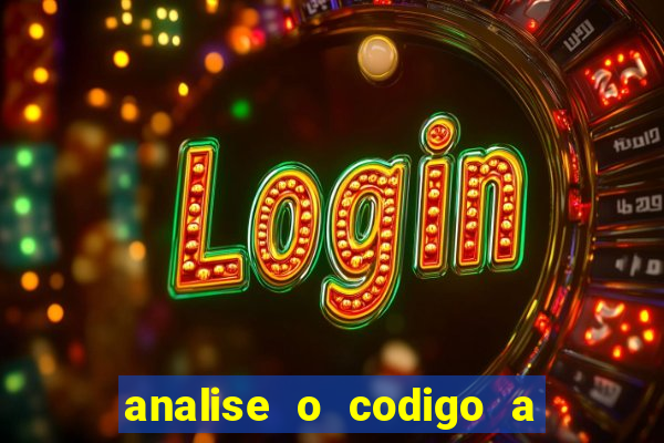 analise o codigo a seguir 1 import javax.swing.joptionpane